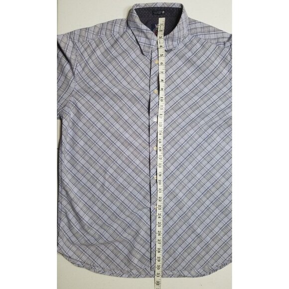 Southbridge New York London Long Sleeve Blue Striped Button Up Shirt Men's XL - Picture 3 of 13